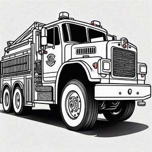 Fire Truck Coloring PAges 28 TOP Pages  American Fire Truck Coloring Pages Fire Engine Coloring