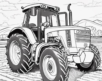 Tractor Coloring Pages 22 TOP Pages TractorS Coloring Page Kids Coloring Activity Printable Coloring Pages Tractor Printables