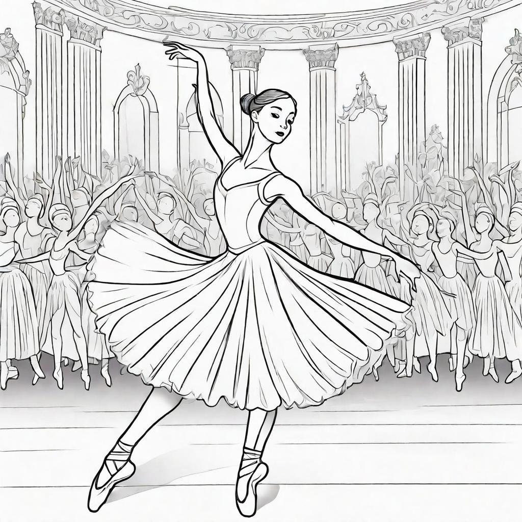 Ballet Coloring Pages 20 TOP Pages Ballerina Coloring Pages Printable