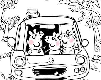 Família Pig  Peppa pig coloring pages, Peppa pig colouring, Peppa pig  pictures