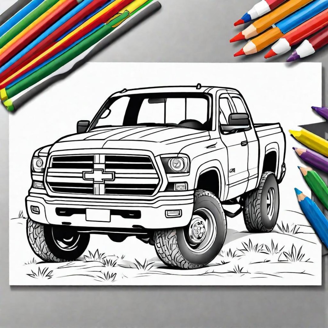 Camioneta Para Colorear Camioneta 29 TOP Pages Ford F-150 Chevrolet Silverado Dodge Ram 1500 Toyota Tacoma - Etsy México camioneta-para-colorear-camioneta-29-top-pages-ford-f-150-chevrolet-silverado-dodge-ram-1500-toyota-tacoma-etsy-m-xico