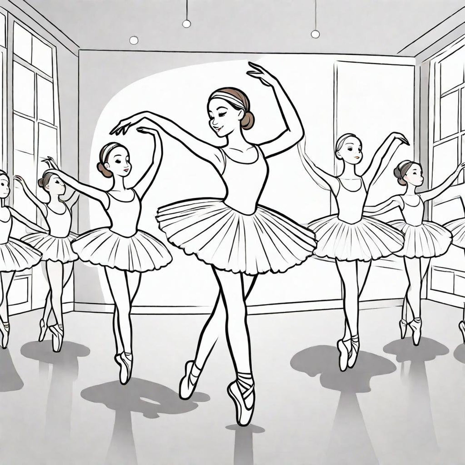 Ballet Coloring Pages 20 TOP Pages Ballerina Coloring Pages Printable
