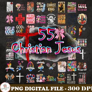 55+ Christian Jesus Png Bundle, Bible Verse Png, God Jesus Png, Psalm Png, Love Faith Png, Motivational Quotes, Religious Png