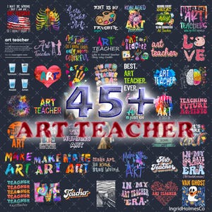 45+ Art Teacher Png Bundle, Art Teacher png Art Teacher Design, Teacher Sublimation Design, Teacher PNG Designs, Teacher PNG