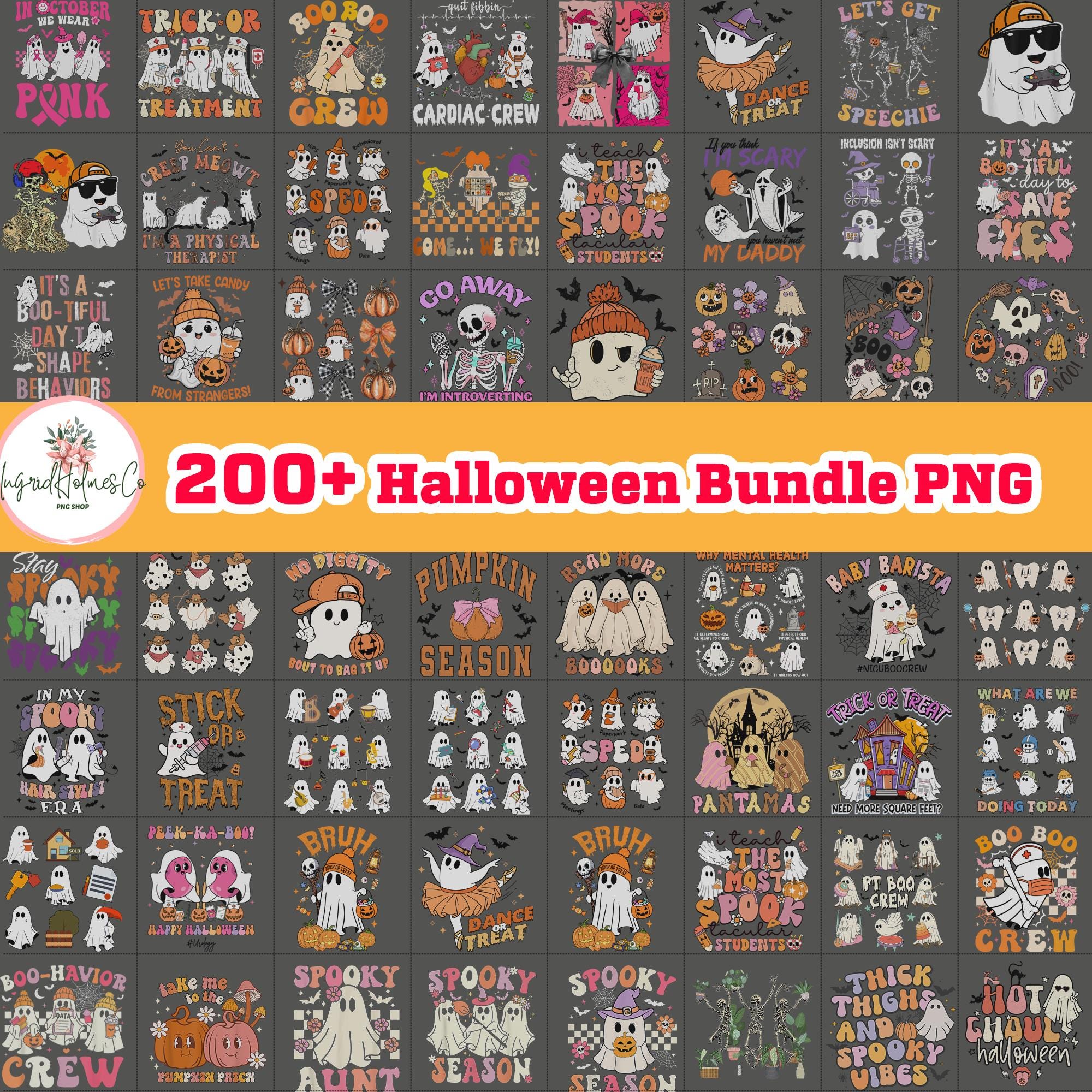 200+Halloween Mega Bundle Bundle Png, Horror Film Designs, Retro Halloween Png Bundle, Fall Png Bundle, Spooky Vibes Png, Trick Or Treat PNG