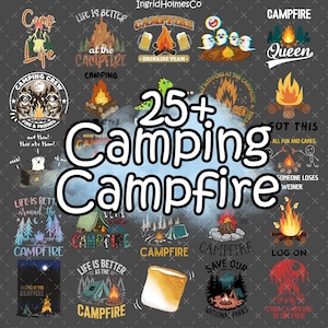 25+ Camping Png Bundle, Camping Png, Retro Camping Png, Camp Life Png, Love Camp, Camping Sublimation Bundle Png, Digital Download