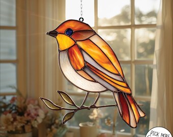 2 Decorazioni Da Appendere A Forma Di Uccello In Acrilico – Linee Nere, Design Moderno, Per Finestre E Pareti
