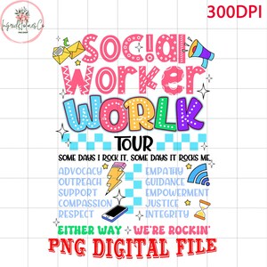 School Social Worker Png, Teacher Png, School Png, Social Png, Teacher Design Png, Western, Worker Png,Digital Download,Sublimation Design