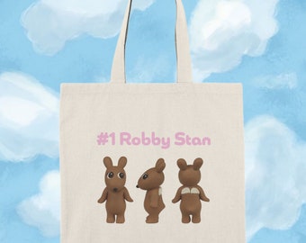 Sonny Angel "#1 Robby Stan" Tote - 100% Natural Cotton Canvas | Sonny Angel Tote, Sonny Angel Gift, Robby Sonny Angel, Rare Sonny Gift
