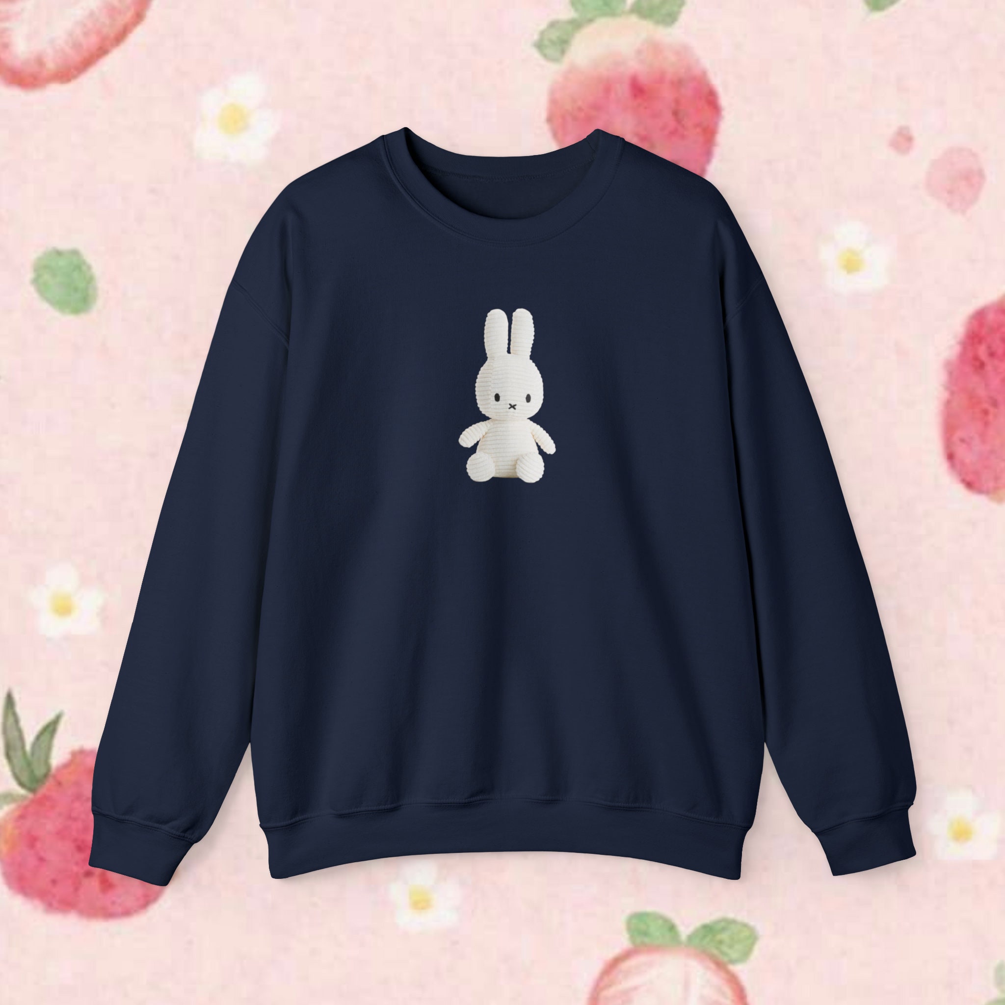 Miffy Plush Adult Crewneck, Unisex Heavy Blend™ Crewneck Sweatshirt ...