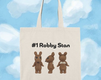 Sonny Angel "#1 Robby Stan" Tote - 100% Natural Cotton Canvas | Sonny Angel Tote, Sonny Angel Gift, Rare Sonny, Unique Cute Gift, Gen-Z Gift