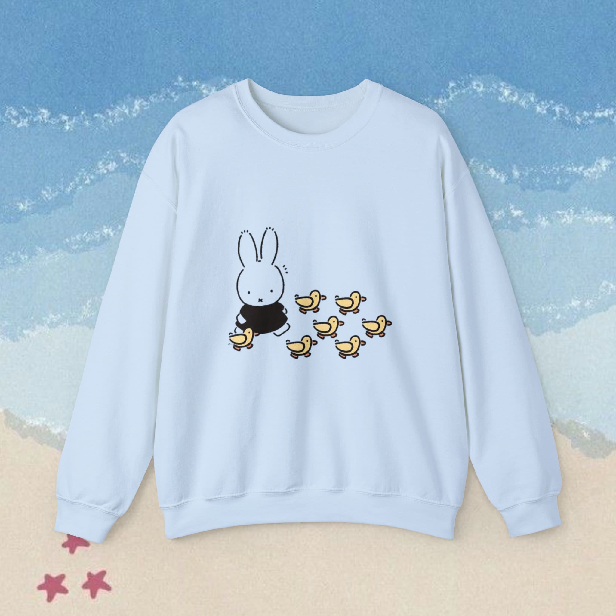 【GRAVER】24FW★ [UNISEX]Multi BUNNYS Sweatshirt Youth Rabbit Sweatshirt Kids Rabbit Crewneck Bunny Sweater