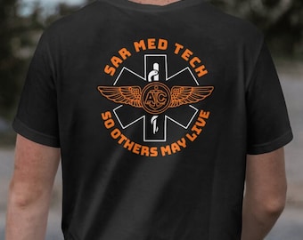 Camisa SAR Med Tech, camisa de búsqueda y rescate Visual Jack