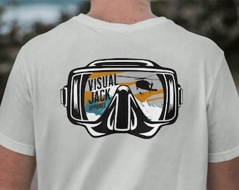 Camiseta con máscara de nadador de rescate