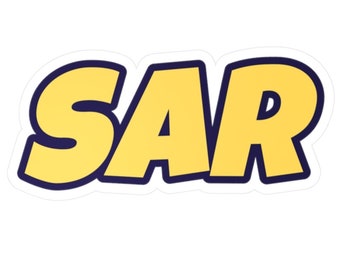 Adhesivo SAR, Adhesivo de búsqueda y rescate (4"-6")