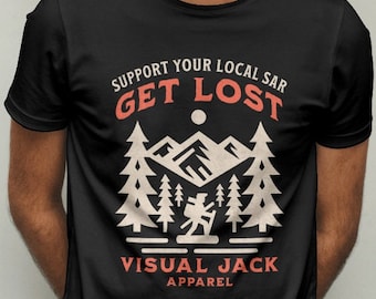 Camisa de apoyo SAR Get Lost, camisa de búsqueda y rescate