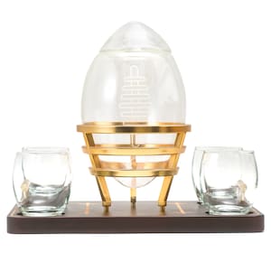 Football Shaped Whiskey Decanter