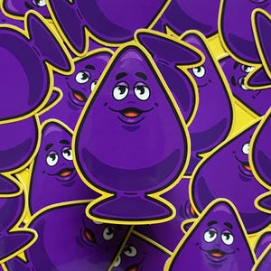 Grimace Plug Sticker