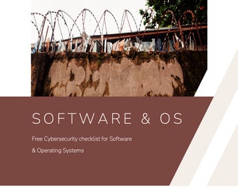 Free Cybersecurity Checklist – Software Essentials Small Businesses Must Implement (edition 1)