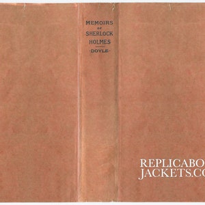 The Memoirs of Sherlock Holmes - a high-quality facsimile jacket for the 1st USA Edition of 1894