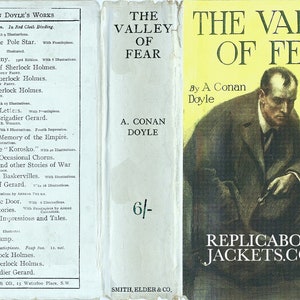 The Valley of Fear - a high-quality facsimile jacket for the 1st UK Edition of 1914