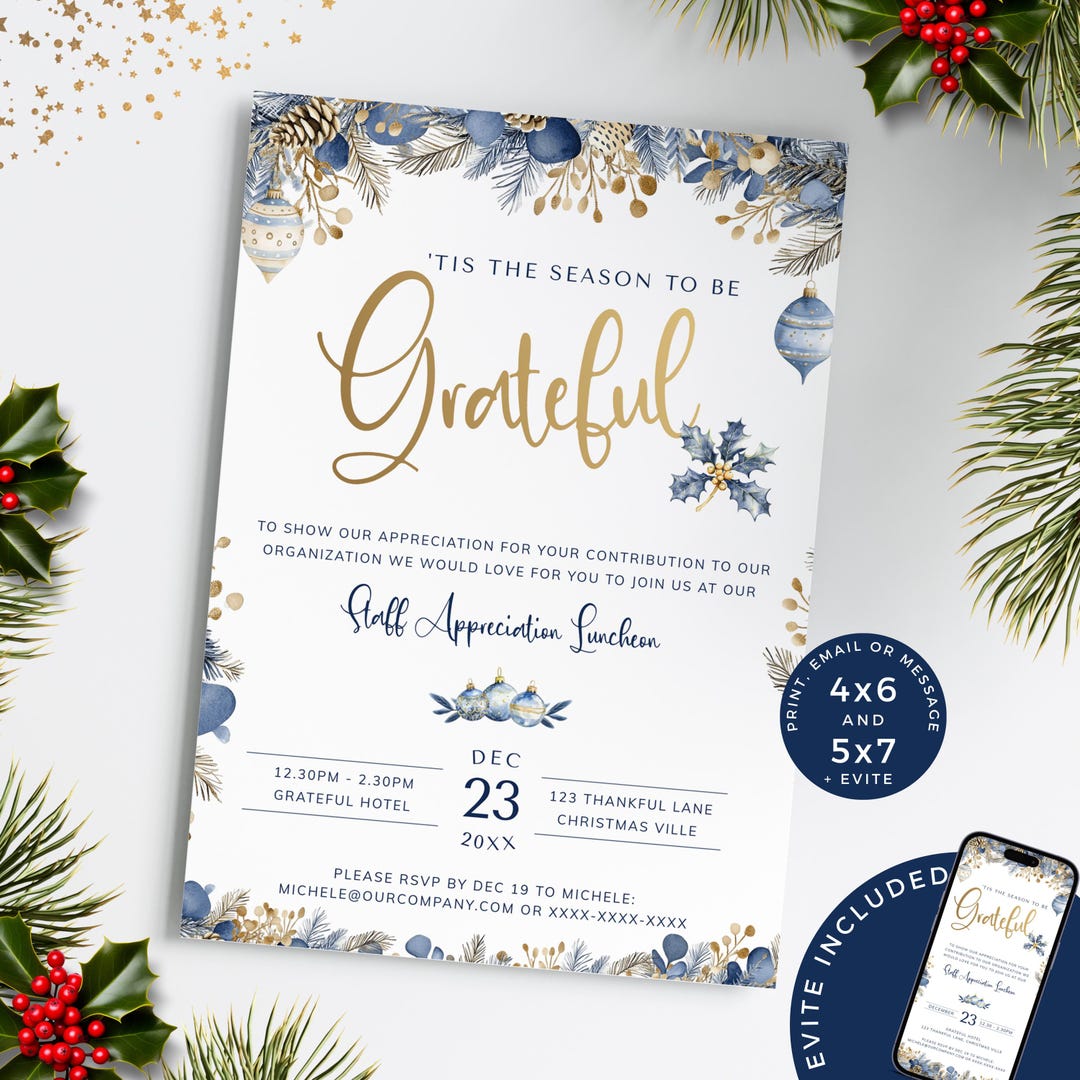 Invitación de agradecimiento por Navidad, invitación de agradecimiento ...
