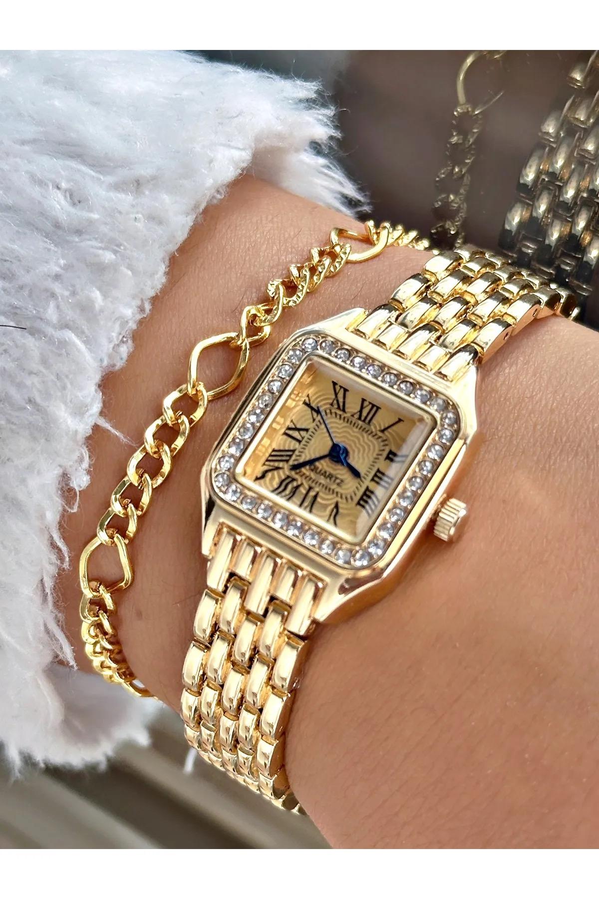 Cartier Tank PanthÃ¨re Cartier Orologio Oro Oro Giallo Panther Di