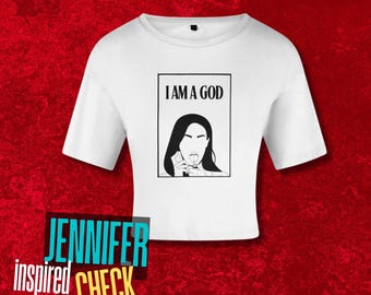 Megan Fox Inspired Women's Crop Top - I Am A God - Jennifer's Body Theme