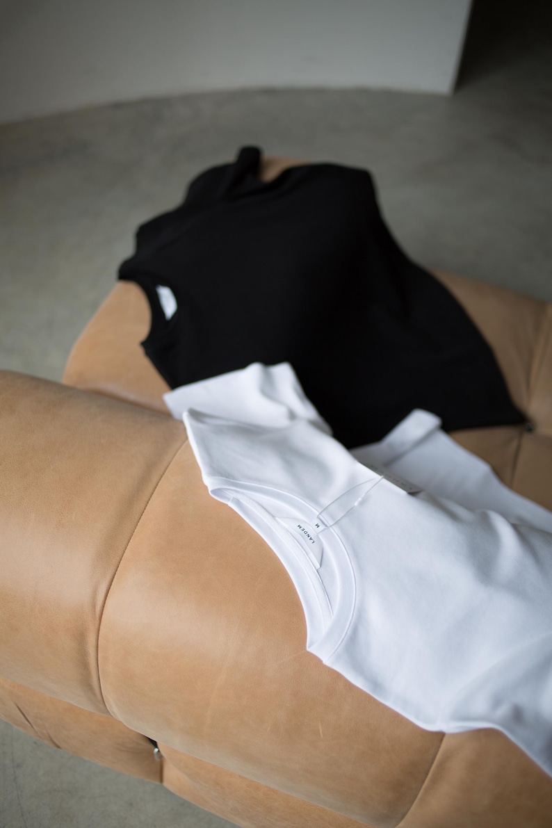 Black Essential Cotton T-shirt image 5
