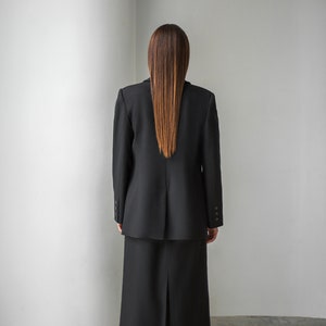 Black Woolen Blazer Limited Edition image 3