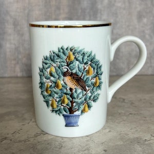 VINTAGE Avon 12 Days of Christmas Partridge in a Pear Tree Mug