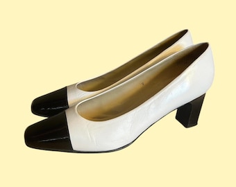 【希少レア】90s00s Salvatore Ferragamo Pumps NIB NEW Salvatore Ferragamo Zeri 70 black leather pointy bow
