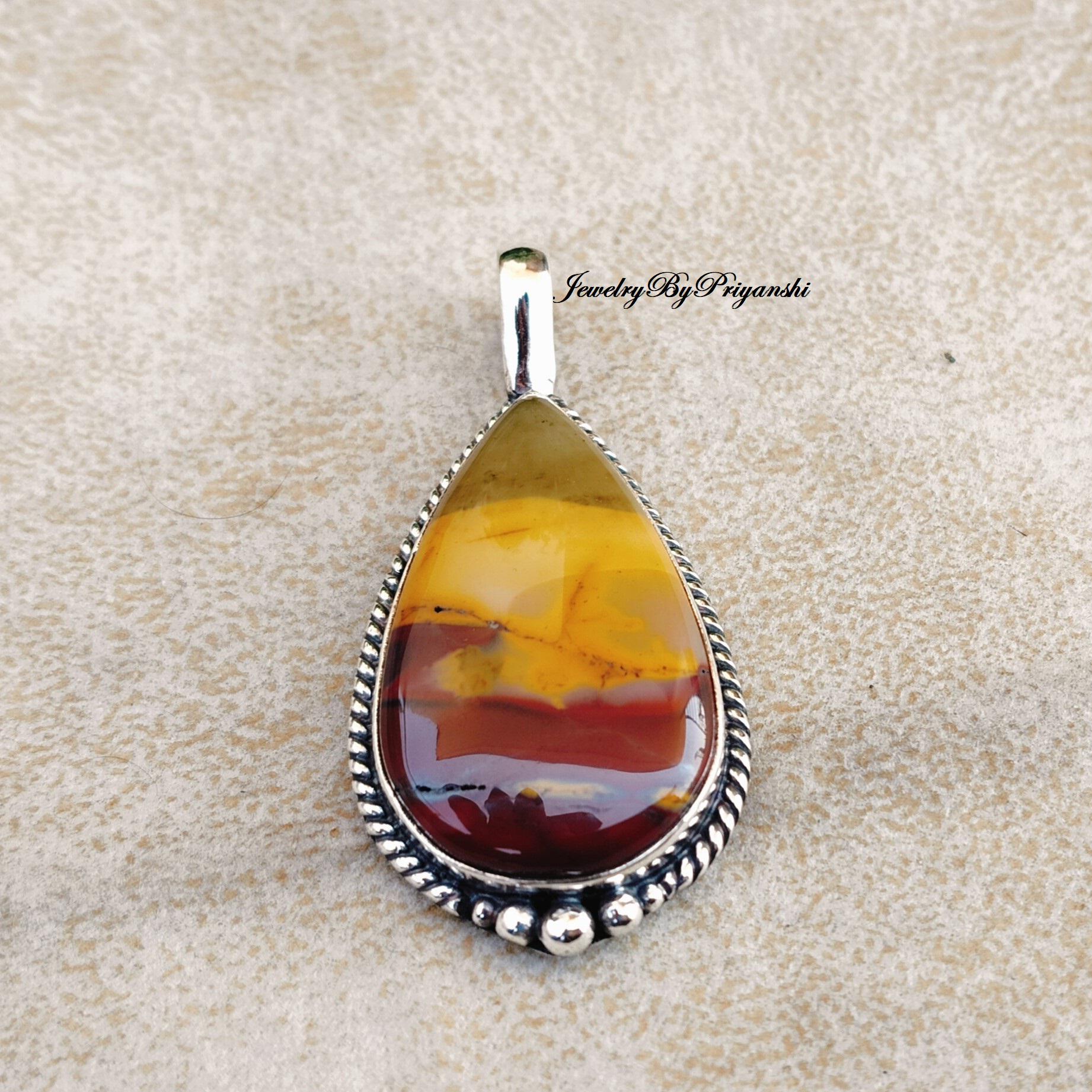 Bumblebee Jasper Pendants - Etsy