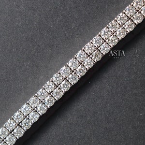 Round Diamond Tennis Bracelet