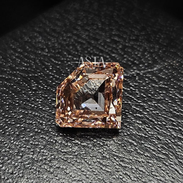 Diamond Shaped Lab Created Loose Pink color Diamond, IGI Certified Diamond for Personalised Jewelry, Lab Grown Diamond Anniversary Gift