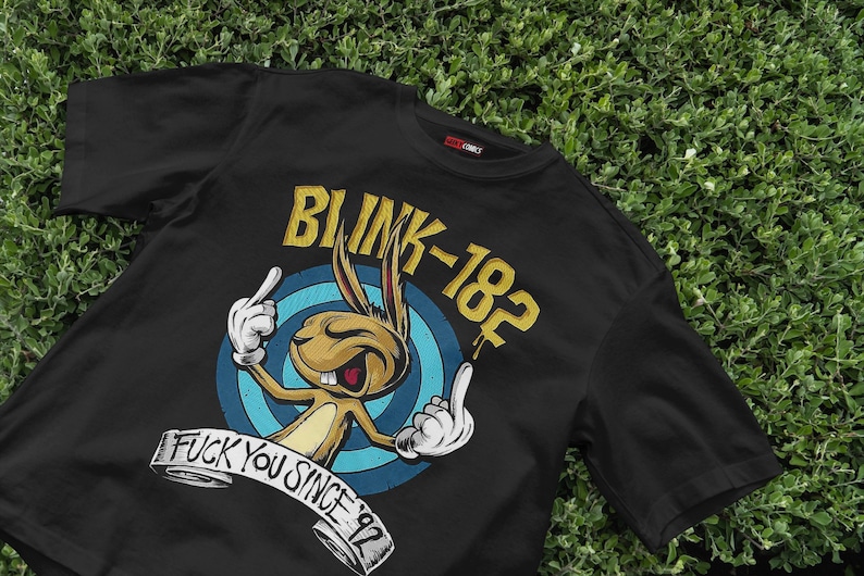 Vintage Blink182 Band Tshirt, Classic Rock Tee, Unisex Music Fan Apparel, Retro Concert