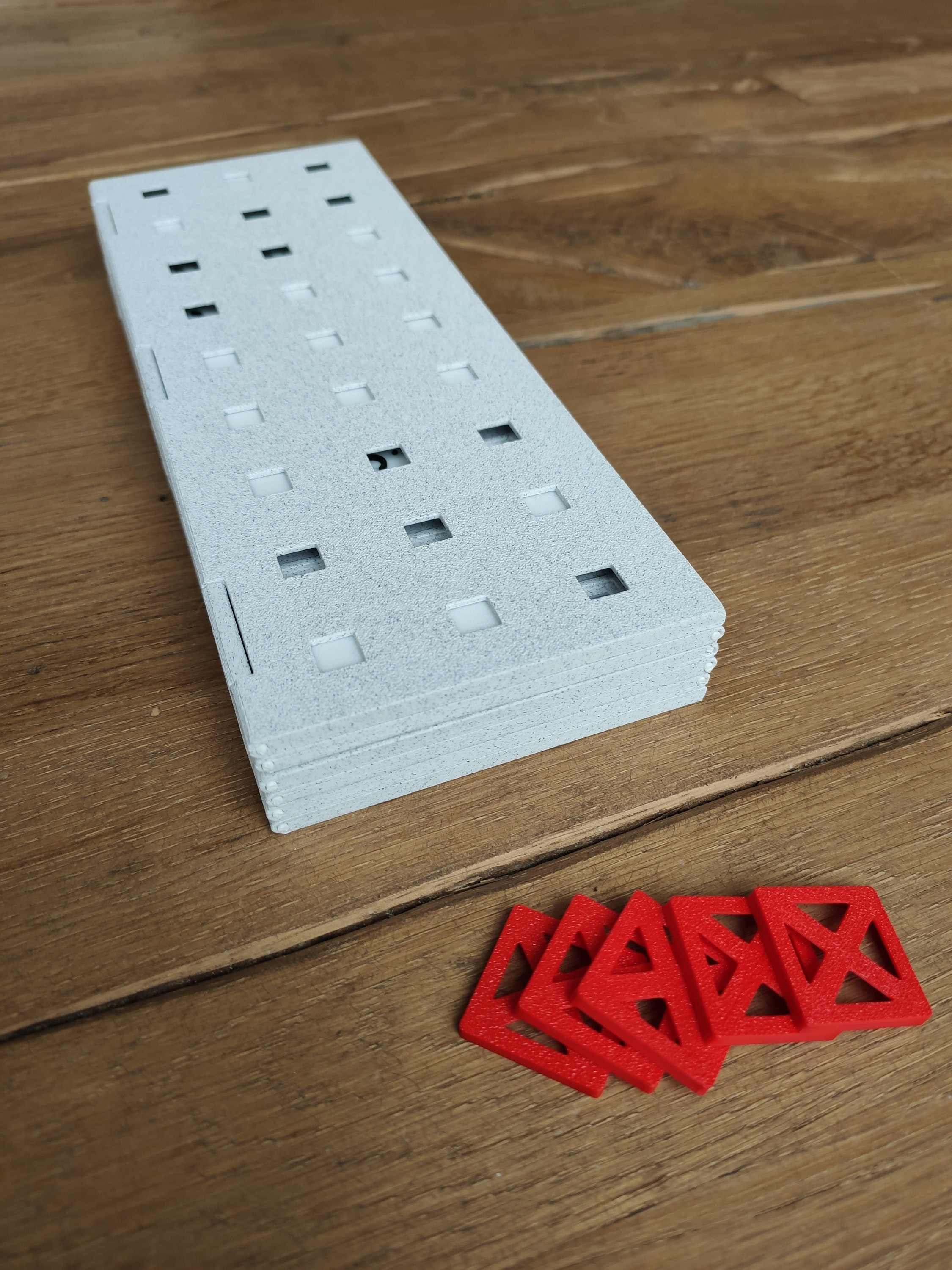 Braille 90 Ball Bingo Cards 3D Printed Tactile Modular Design Enhanced
