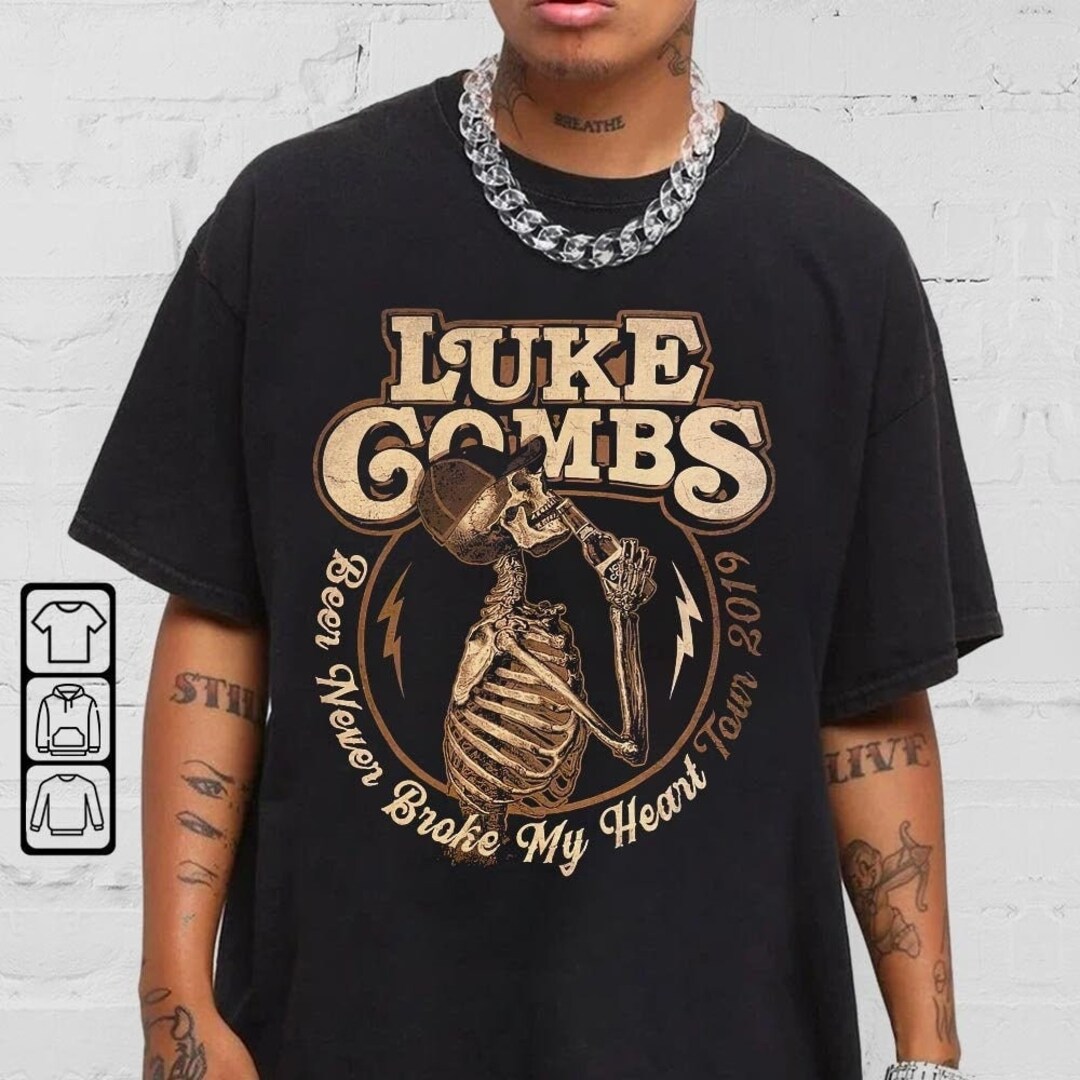 Luke Combs Shirt My Heart Luke Comb Tour Unisex Shirt Luke Etsy