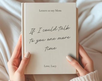 Custom Grief Journal Gift for Support memorial Loss of Mom Dad Grief Notebook Bereaving Mum Passing Away Remembrance Grieving Sympathy Gift