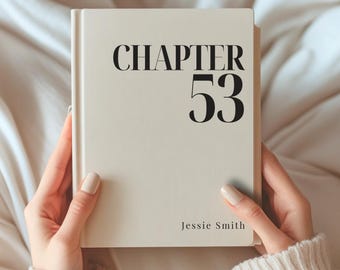 Regalo per il 53° compleanno: un nuovo capitolo. Diario per il 53° compleanno, quaderno personalizzato per il compleanno, quaderno per i 53 anni, un nuovo capitolo personalizzato, regalo per lei.