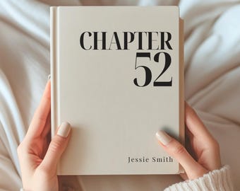 Regalo per il 52° compleanno: un nuovo capitolo, diario per i 52 anni, quaderno personalizzato per il compleanno, quaderno per i 52 anni, un nuovo capitolo personalizzato, regalo per lei.