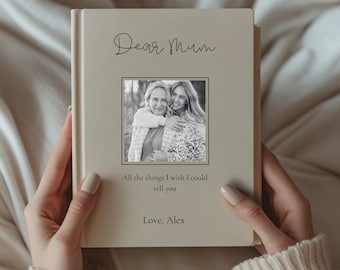 Benutzerdefinierte Trauer Journal Geschenk Gedenkgeschenk Journal Verlust von Mama Trauer Notebook Mama Gedenkgeschenk Mama Erinnerung Andenken für trauernde Sympathie