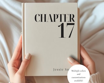 Regalo per il 17° compleanno Nuovo capitolo 17° diario Quaderno personalizzato per il compleanno Quaderno per diciassette anni Inizia un nuovo capitolo personalizzato Regalo per lei