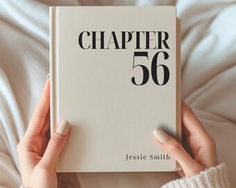 Regalo per il 56° compleanno: un nuovo capitolo. Diario per il 56° compleanno, quaderno personalizzato per il compleanno, quaderno per i 56 anni, un nuovo capitolo personalizzato, regalo per lei.