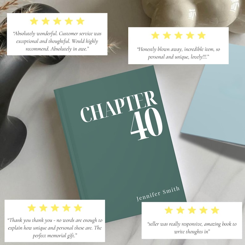 Chapter 60 Journal Custom Chapter 40 Journal Giftful Birthday Journal Forty Year Birthday ...