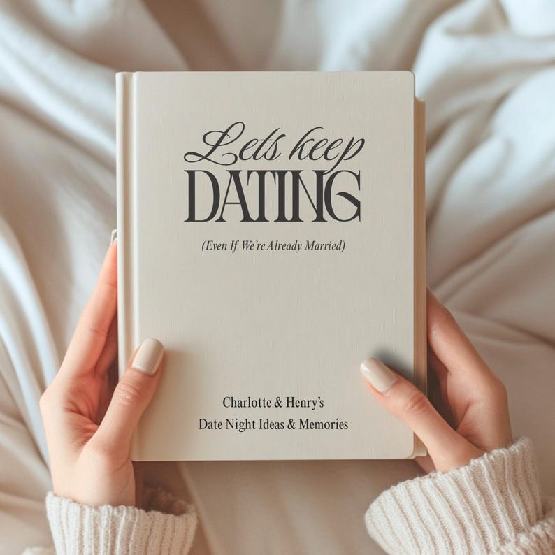 Date Night Gift Idea Journal Custom Newlywed Couple Gift Married Couple ...