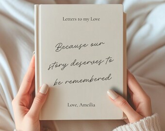 Personalized Love Letters Journal for Couples Engagement Gift for Her Anniversary Gift for Him Future Wife Husband Wedding Valentines Gift