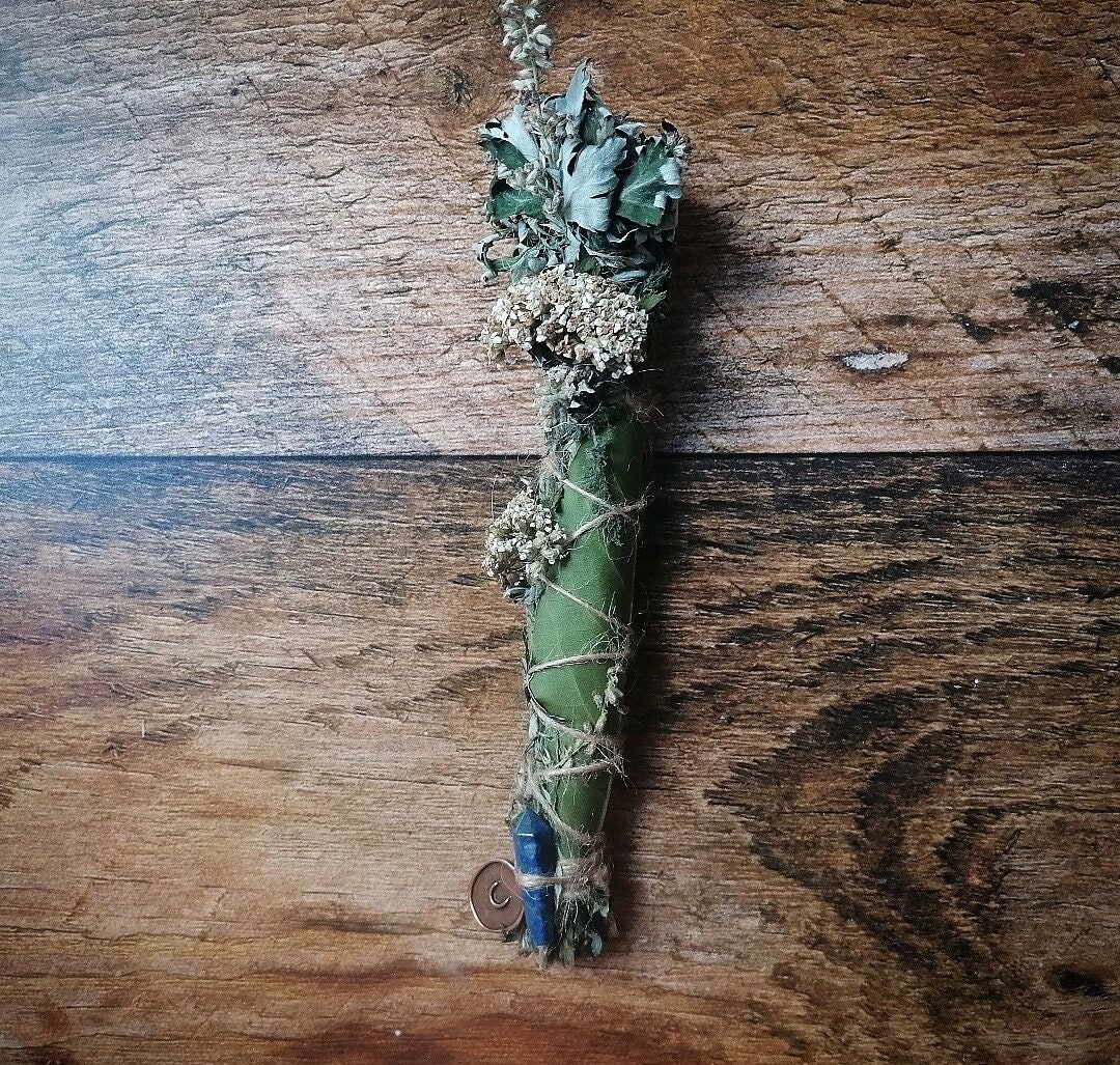 Mugwort Bay Leaf & Yarrow Smudge Stick Etsy