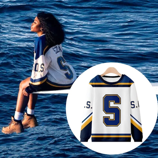 SZA T-Shirt Jersey, SOS Merch Langarmshirt