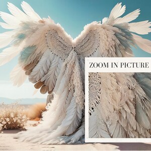 15 Digital Backdrops Digital Angel Wings Background Maternity Digital ...